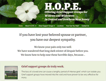 Tablet Screenshot of hopesnj.org